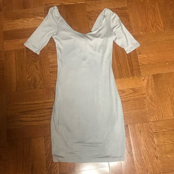 Soprano Dresses & Skirts - NWT Grey Stretchy Mini Dress by Soprano